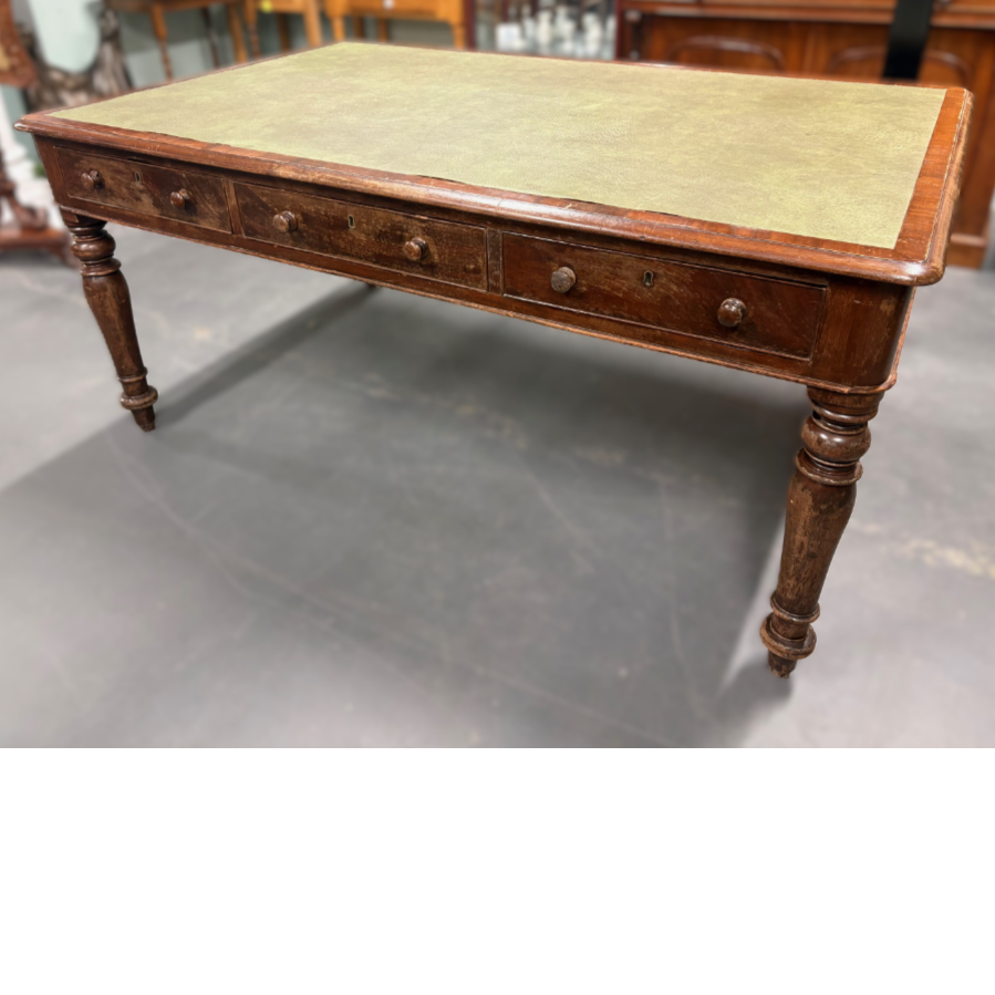 Antique Victorian Mahogany Partners Writing Table - VIN1157M