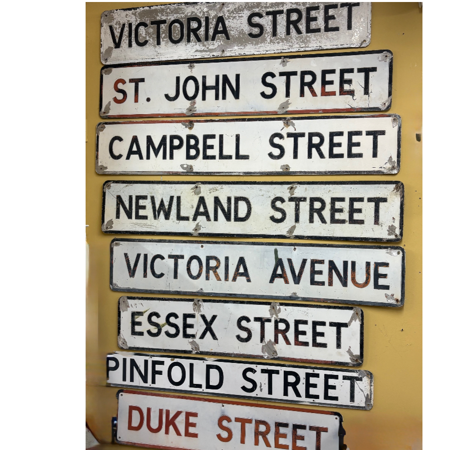 Original Street Signs - VIN1197R