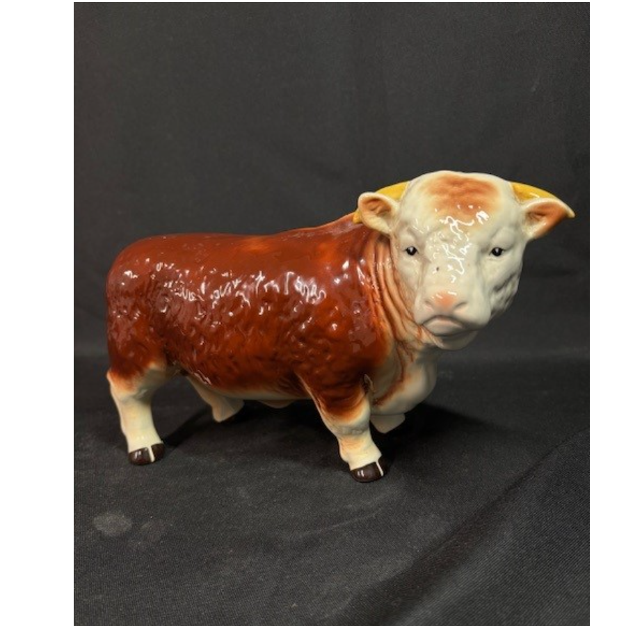 Melba Ware Ceramic Bull Figurine - VIN1207A
