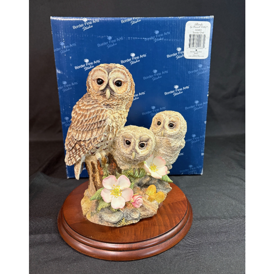 Boxed Border Fine Arts 'Tawny Owl' (A2483) Ornament - VIN1207F
