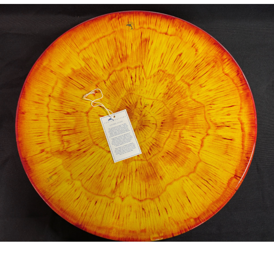 Poole Pottery 'Sunburst' Round Charger Plate - VIN1207D
