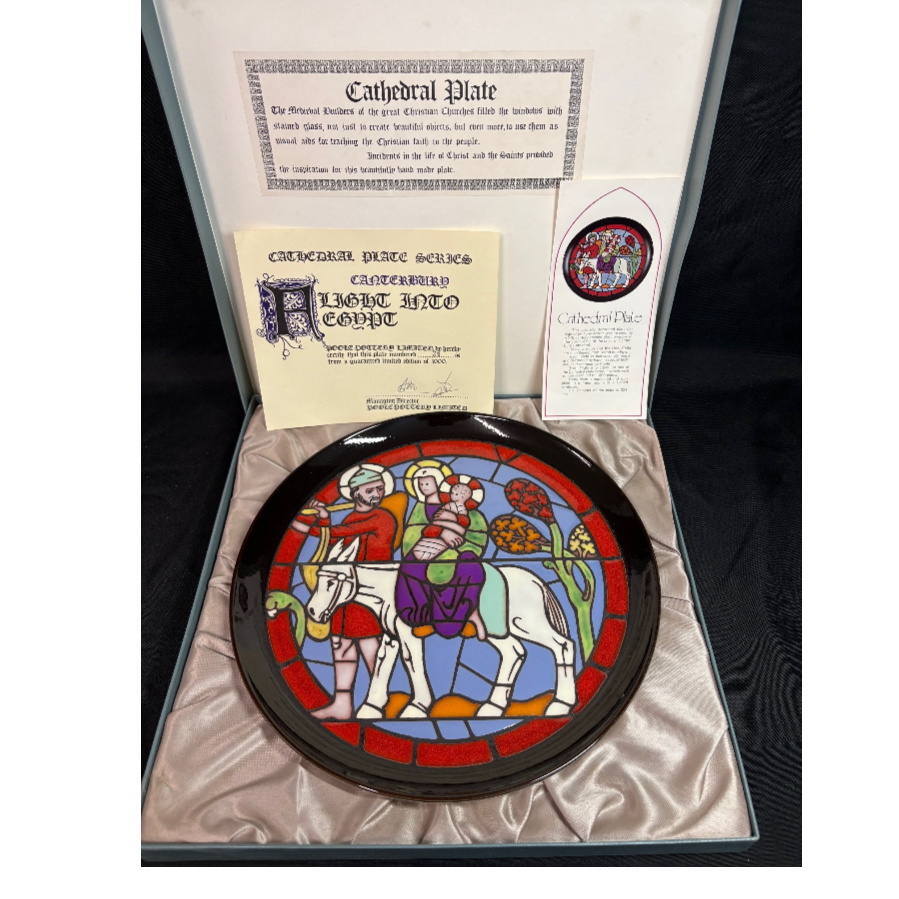 Poole Pottery “Flight into Egypt” Plate - VIN1207D