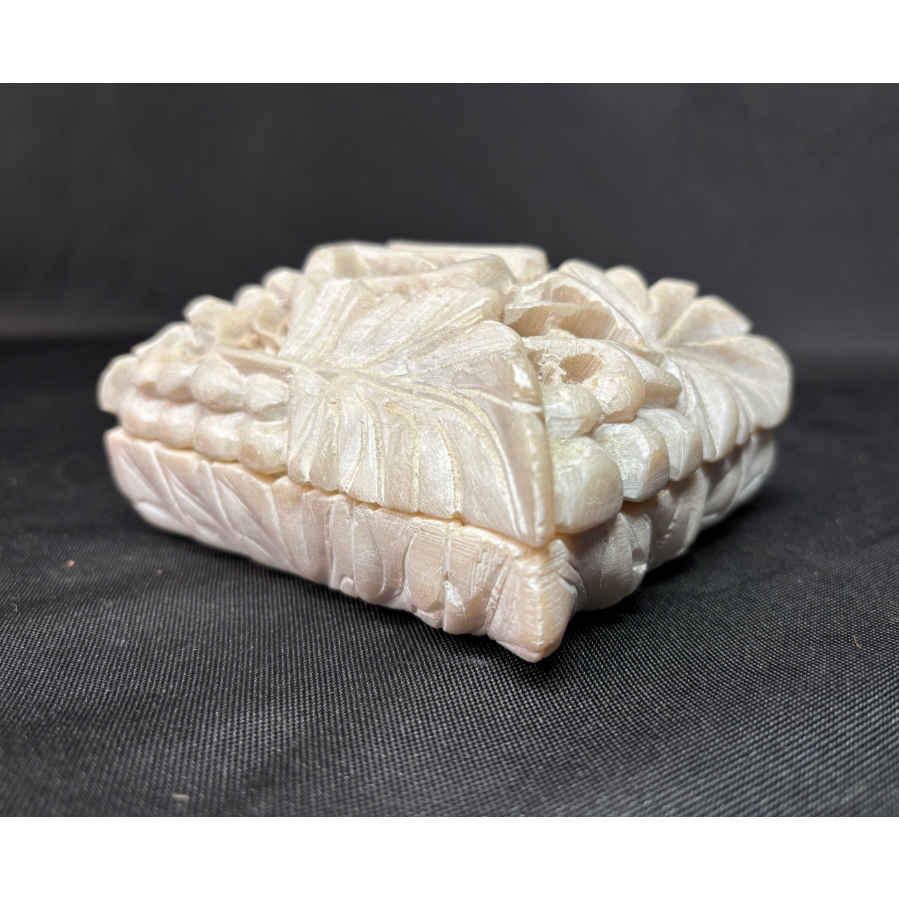 Vintage Carved Trinket Box - VIN1202D