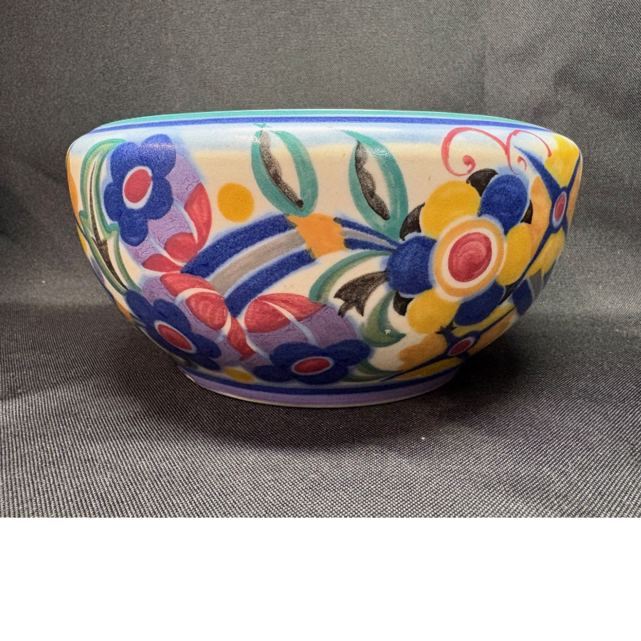 Poole Pottery Fuchsia Pattern Bowl - VIN1207C Poole Pottery Fuchsia Pattern Bowl - VIN1207C