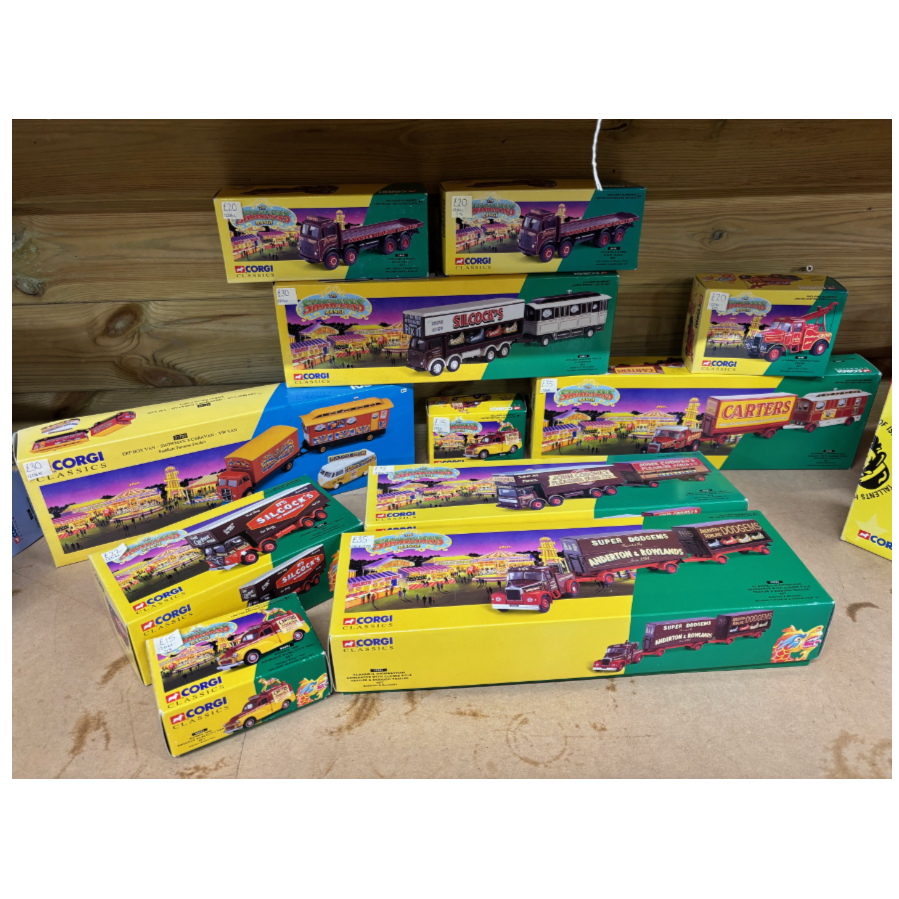 Collection of Corgi 'Showmans' Circus Collectables