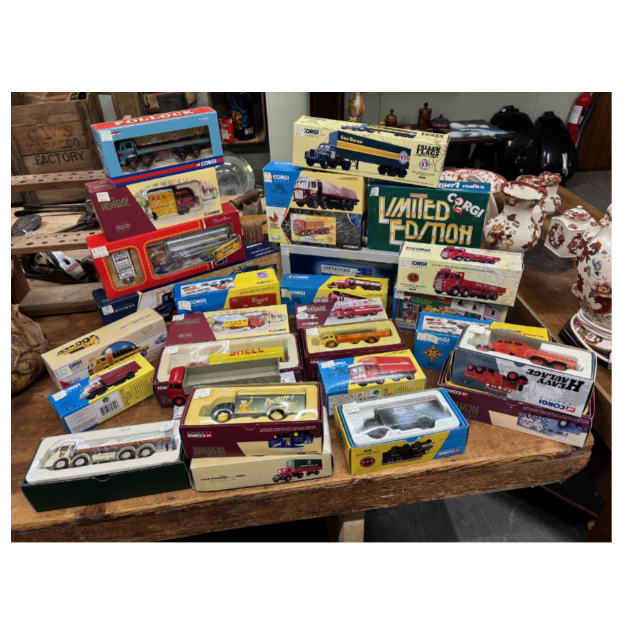 Collection of Corgi Truck Collectables