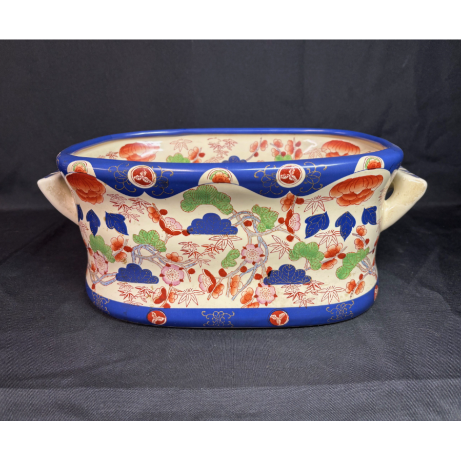 Ironstone Staffordshire Floral Planter - VIN1216S