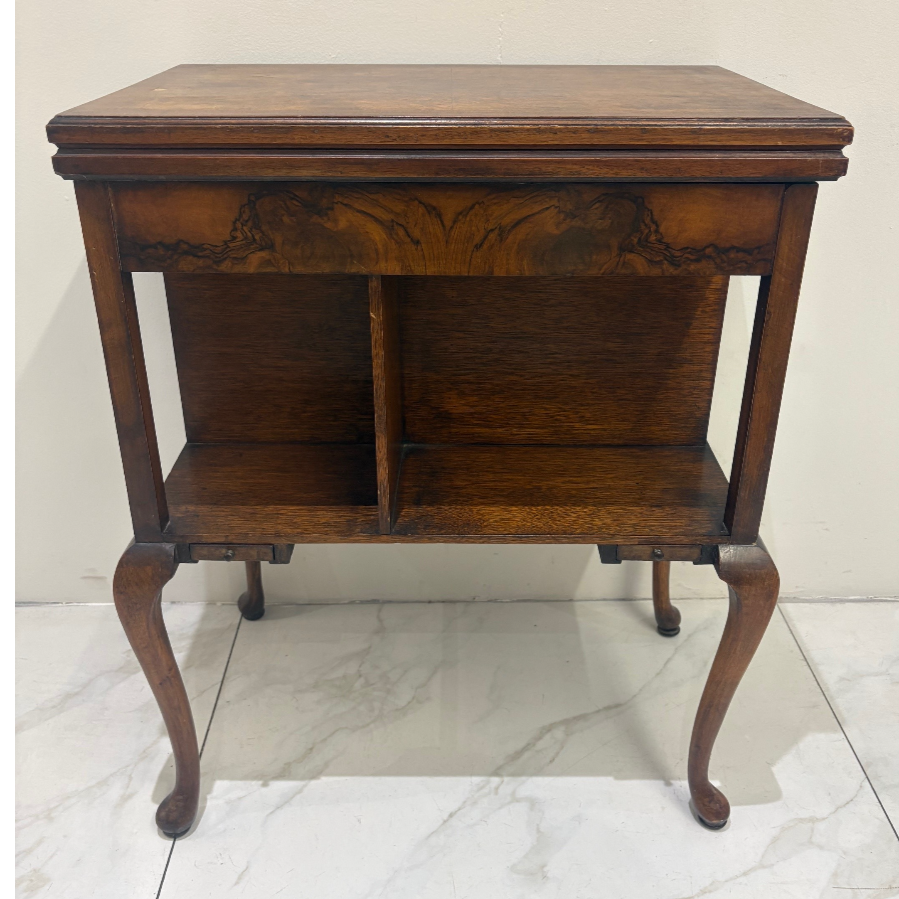 Vintage Walnut Card Table / Drinks Cabinet - VIN1212A