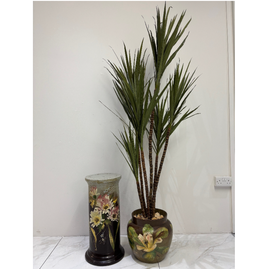 Decorative Jardiniere with plant - VIN1219B