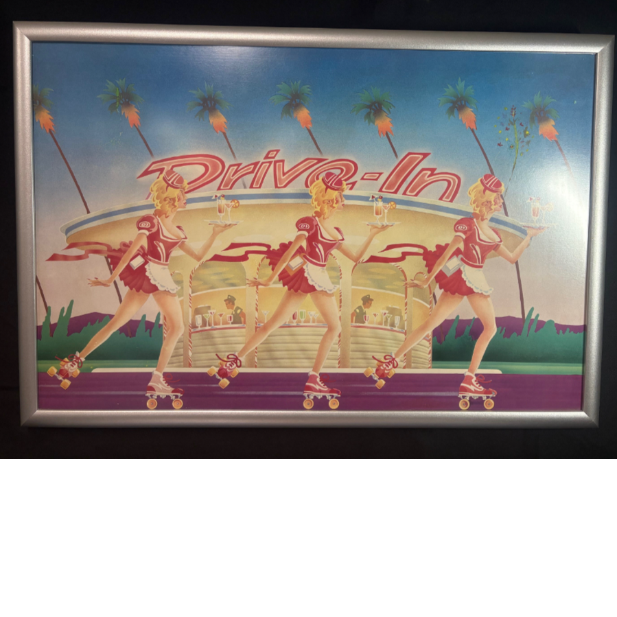 John Mac 'Cocktail Skaters' 1950's Nostalgia Picture - VIN1216E