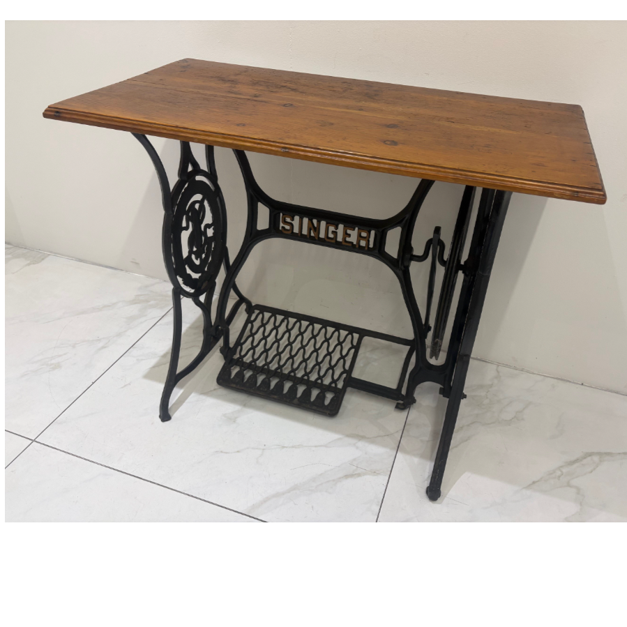 Antique Cast Iron Singer Sewing Machine Treadle Table – VIN1222O