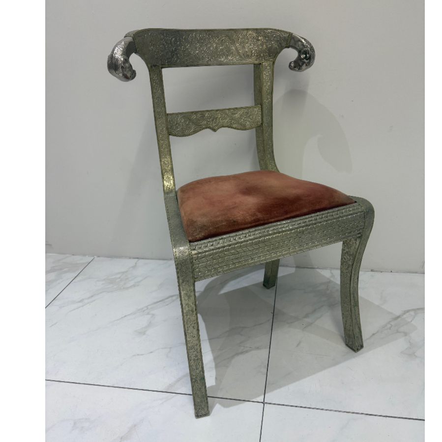 An Anglo-Indian Rams Head Chair - VIN1223T An Anglo-Indian Rams Head Chair - VIN1223T
