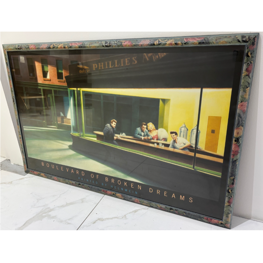 Massive iconic print Elvis, James Dean, Marilyn Monroe, Humphrey Bogart - VIN1223Q