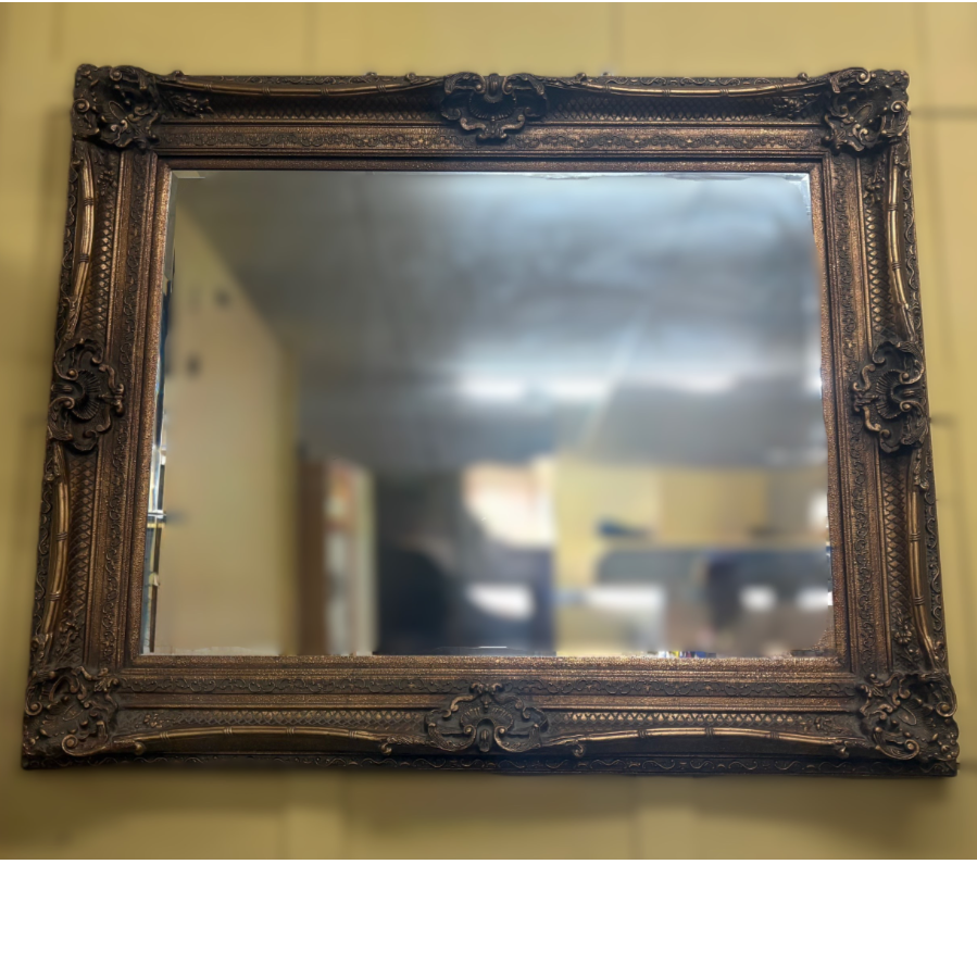 Large Ornate Gilt Wall Mirror - VIN1222Q Large Ornate Gilt Wall Mirror - VIN1222Q