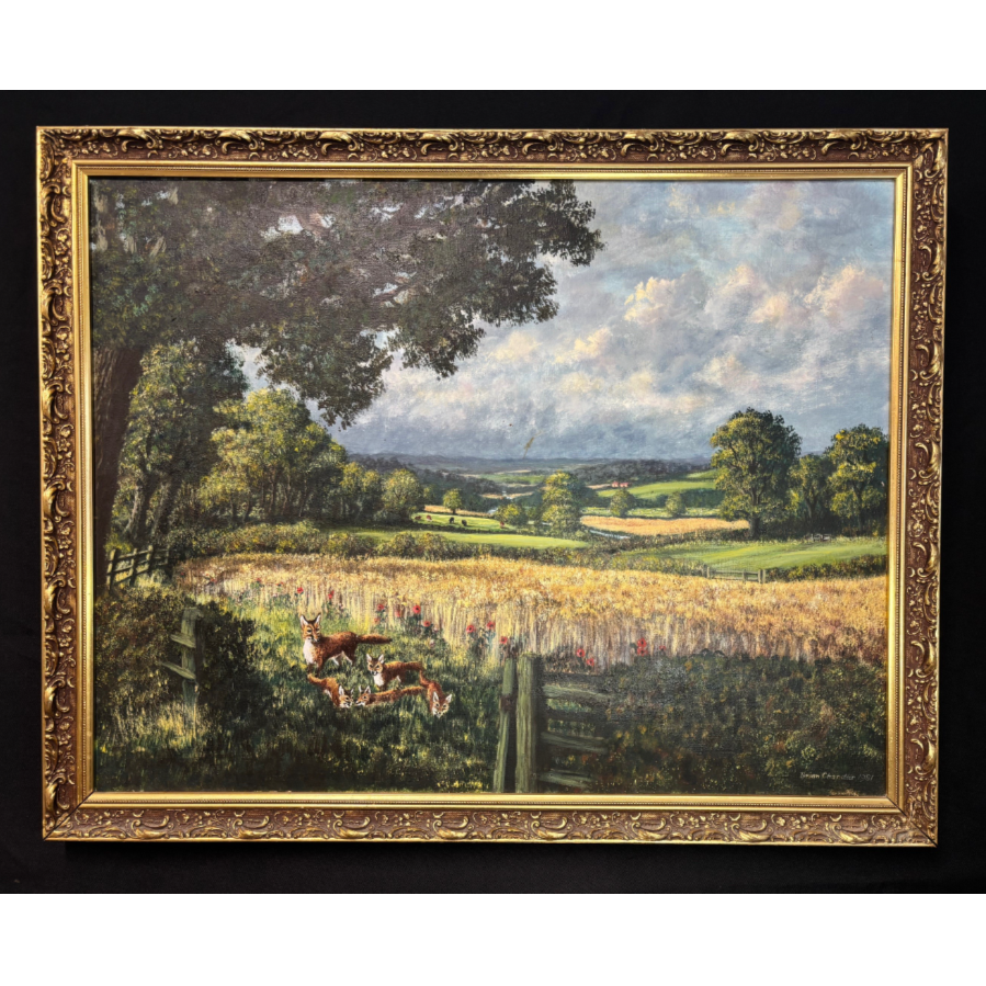 Original oil painting signed Brian Chandler - VIN1223X