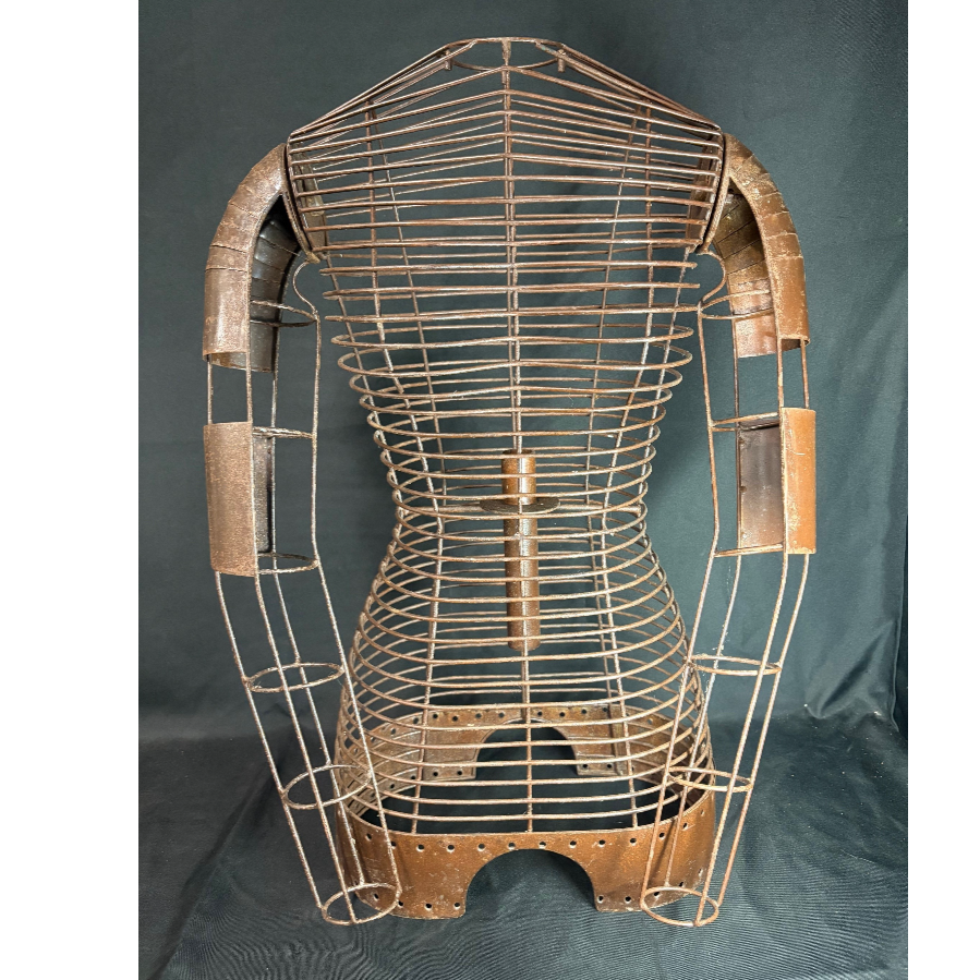 Vintage Metal Mannequin With Adjustable And Removable Arms - VIN1221F