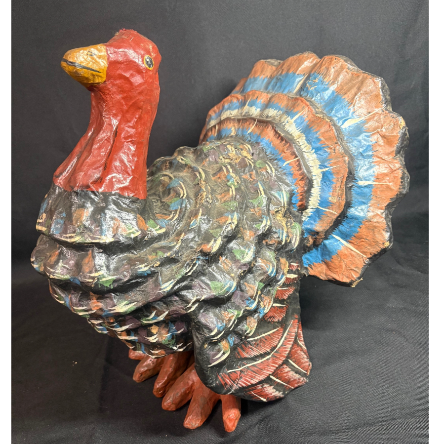 Large Papier-Mache Turkey - VIN1218P