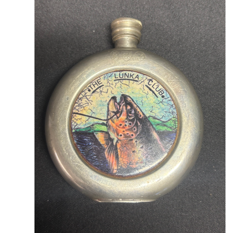 Lunka Club Pewter Hip Flask - VIN1214M