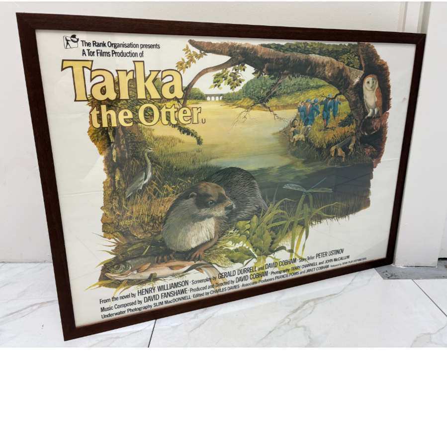 1970's Framed Cinema Film Poster 'Tarka The Otter' - VIN1229B