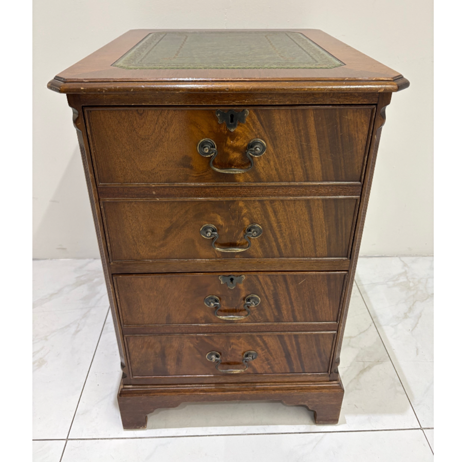 Mahogany Two Drawer Filing Cabinet - VIN1233D