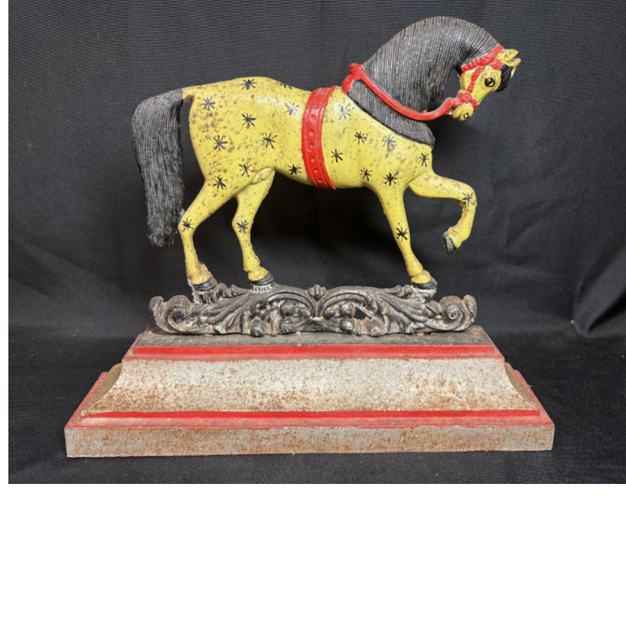 Vintage Cast Iron Horse Doorstop - VIN1228U