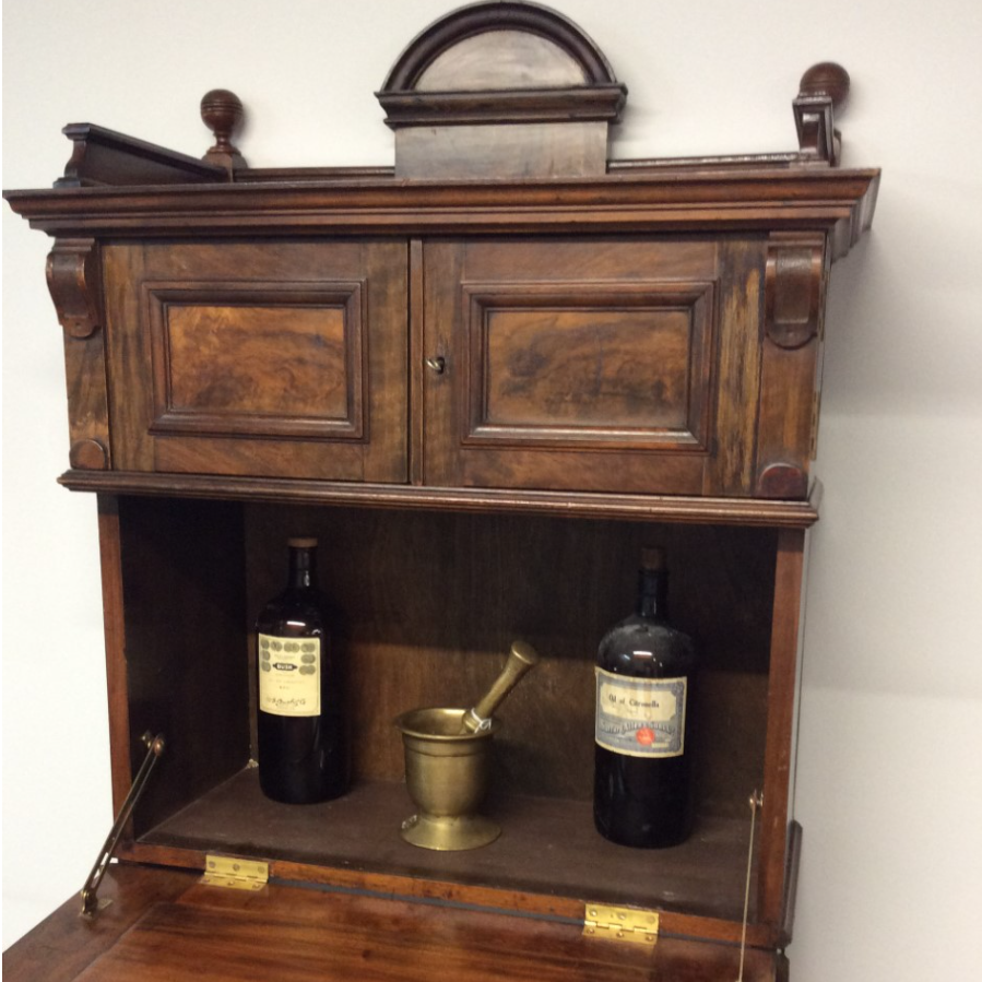 Antique C.1908 Edwardian Shop Cabinet VIN440A