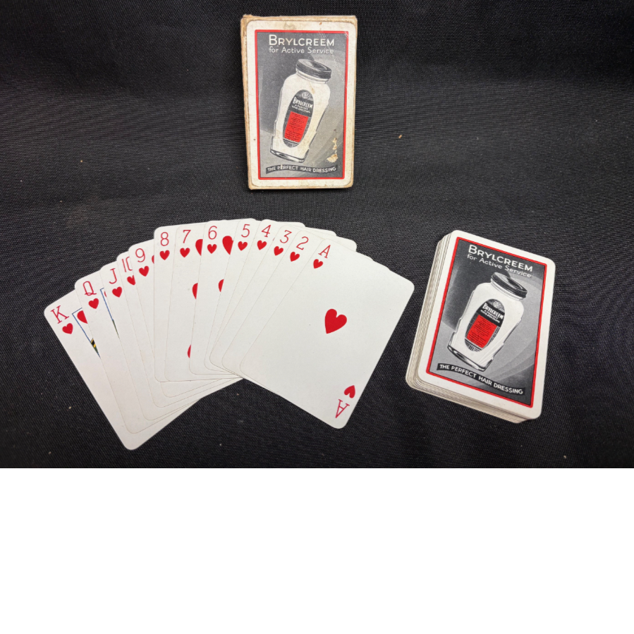 World War II Brylcreem Playing Cards - VIN238F