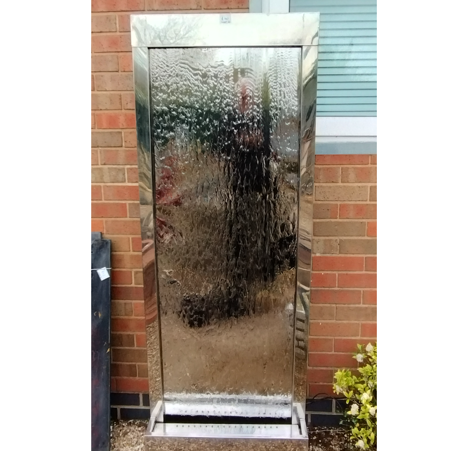 Stainless Steel Water Wall Feature -VIN1239P Stainless Steel Water Wall Feature -VIN1239P