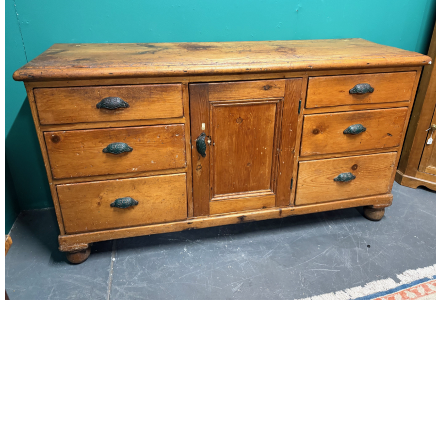 Victorian Pine Dresser Base - VIN1244B