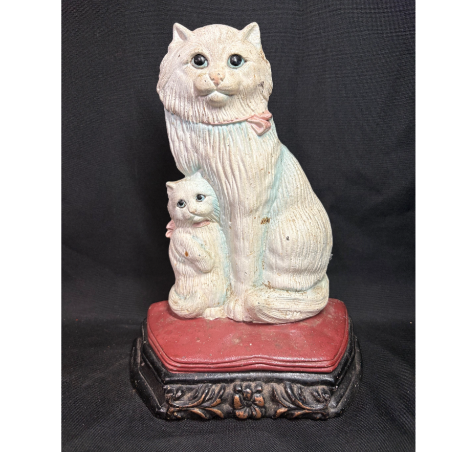 Vintage Cat Cast Iron Doorstop - VIN1246B
