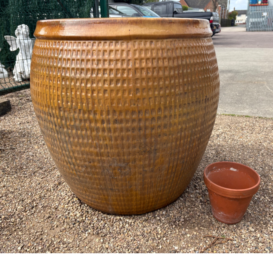 Extra Large Glazed Ceramic Planter - VIN1248J Extra Large Glazed Ceramic Planter - VIN1248J