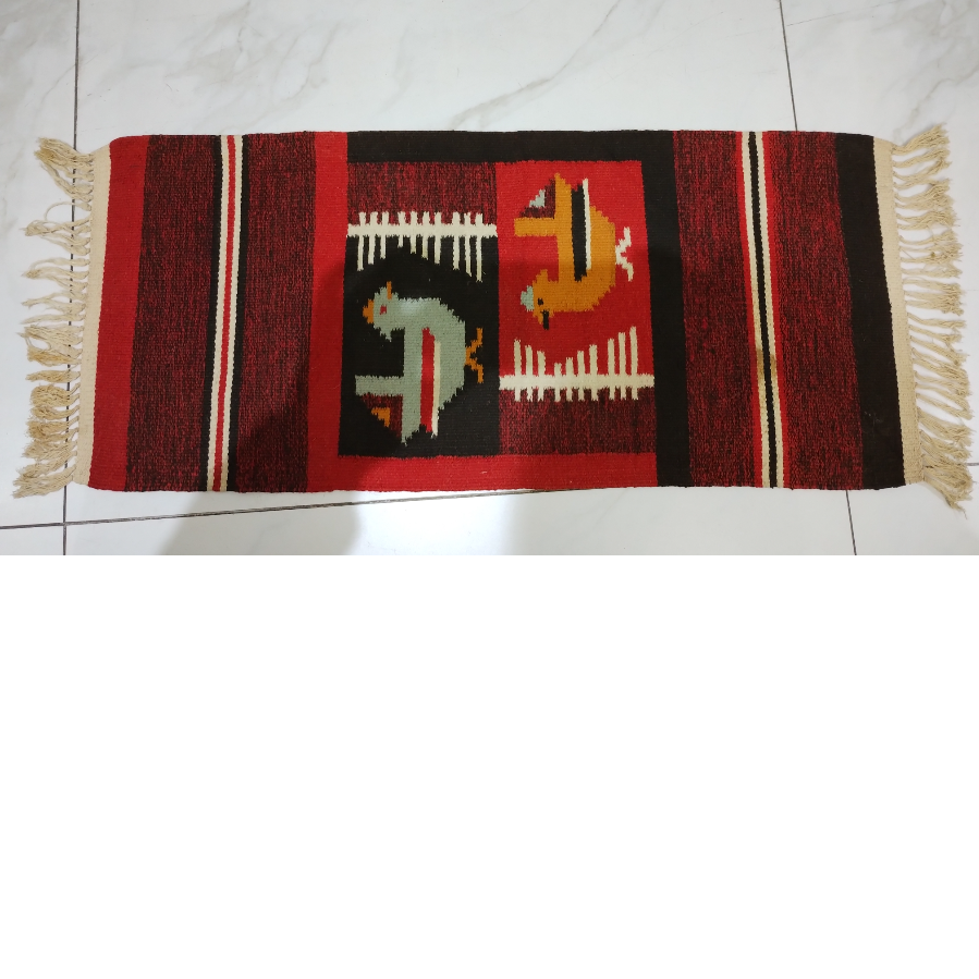 Vintage woven tapestry/wall hanging of Yei style - Vin1232F