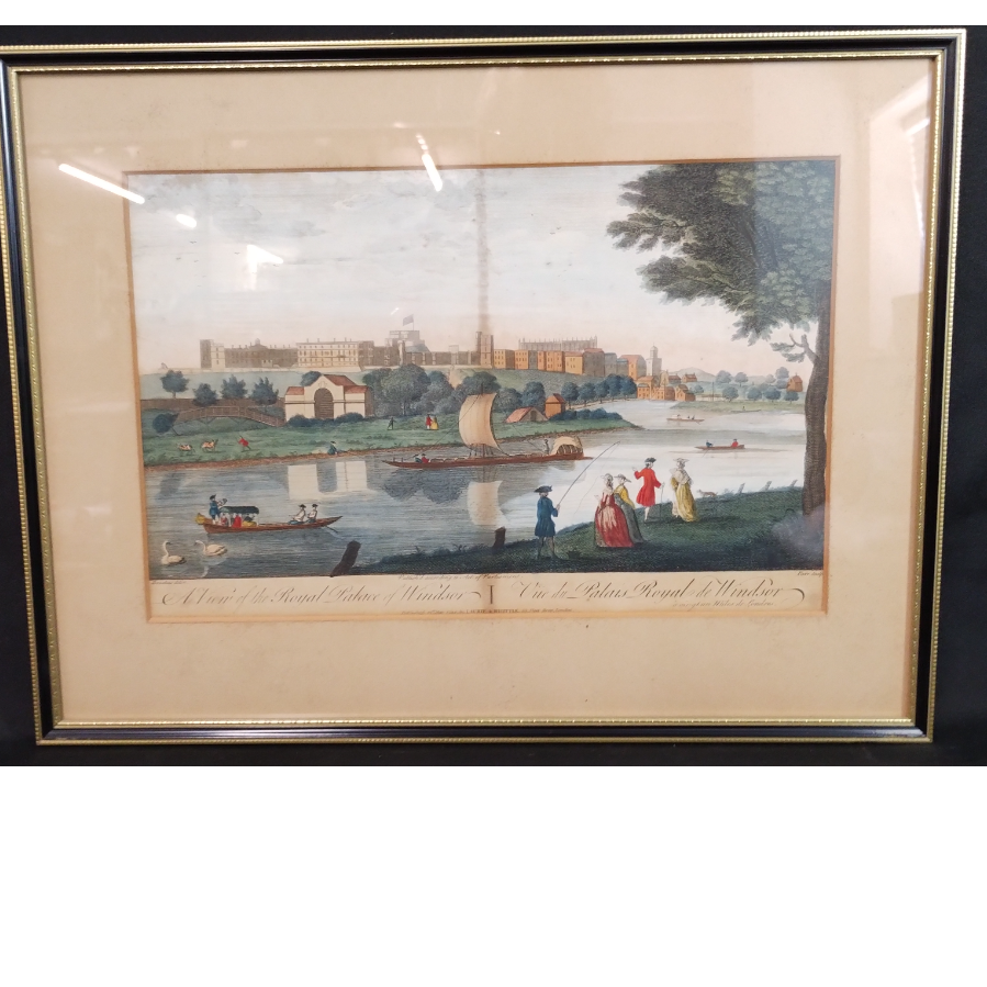 ‘A View of the Royal Palace of Windsor’ Lithograph  - Vin 1250K