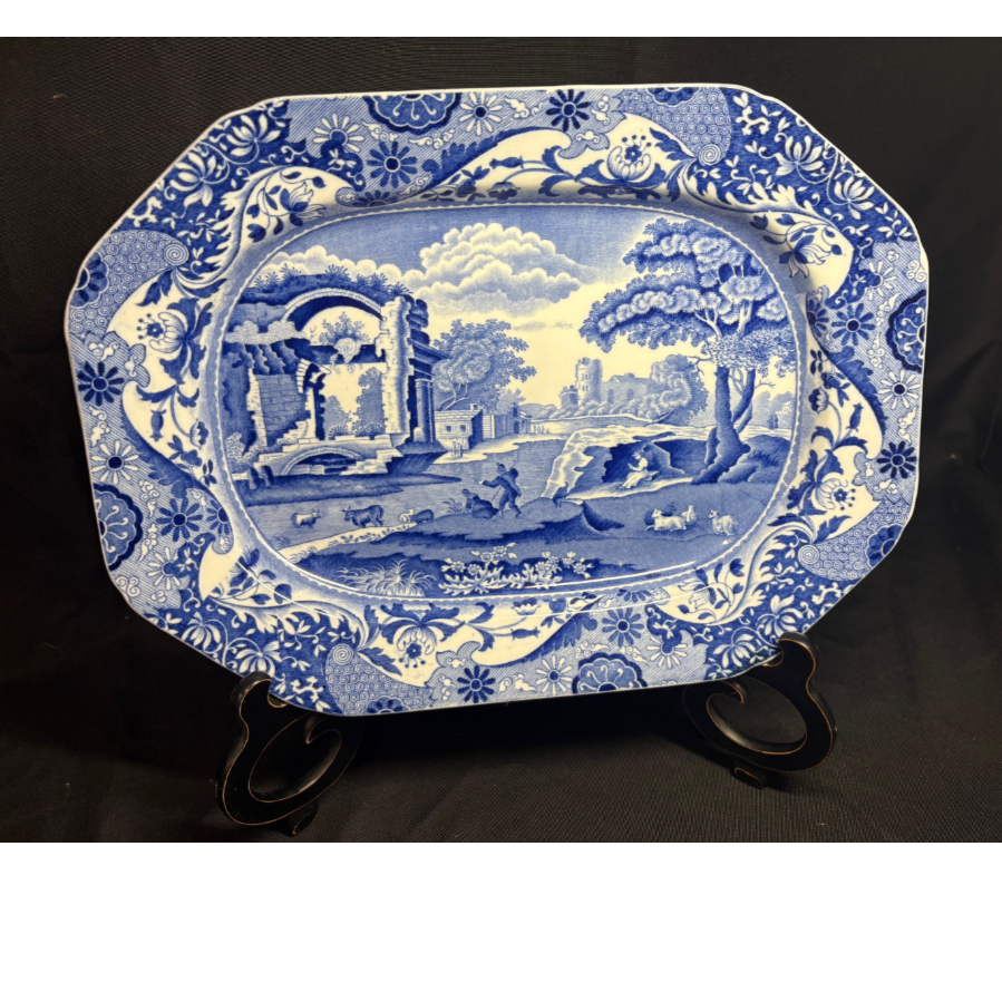 Copeland Italian Spode Blue & White Large Serving Plate