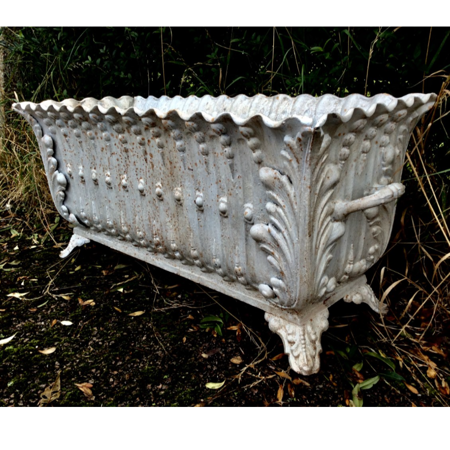 Antique 19th Century French Cast Iron Planter VIN459G