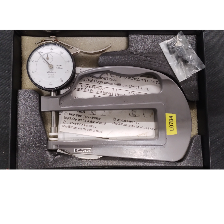 Mitutoyo Deep Throat  Dial Thickness Gauge Metric - Vin1253T