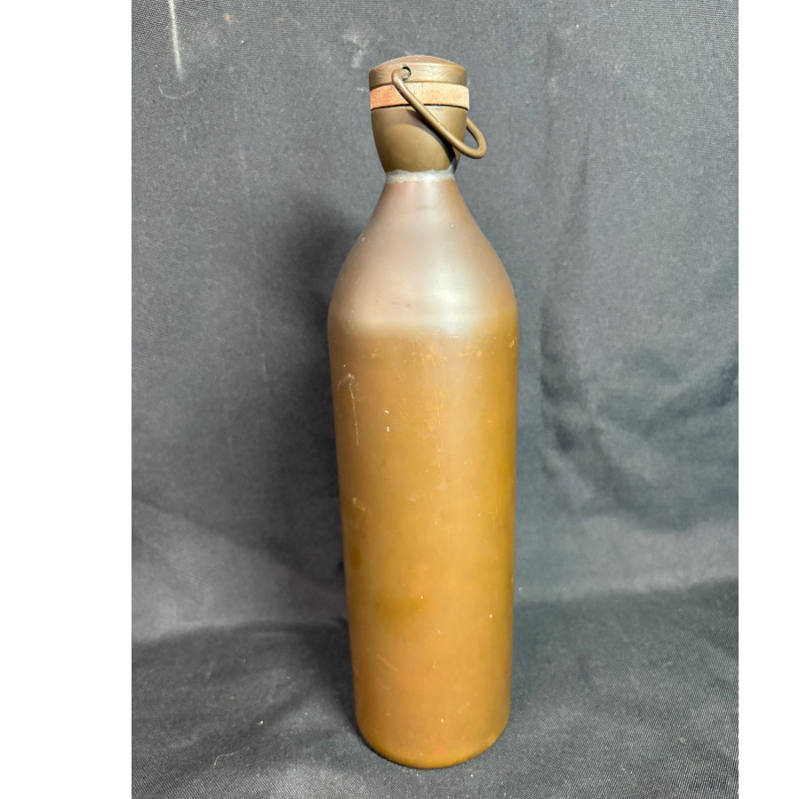 Antique Heavyweight Copper Hot Water Bottle Flask - VIN1239H