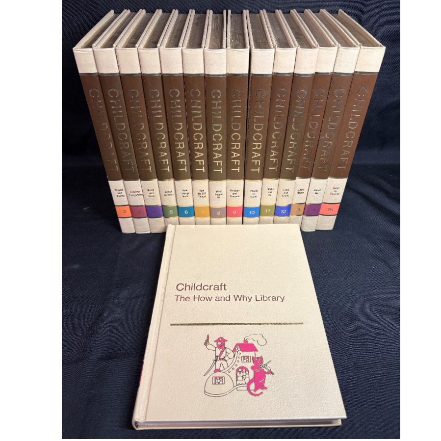 Vintage Childcraft 'The How and Why Library' 15 Volume Hardback Books