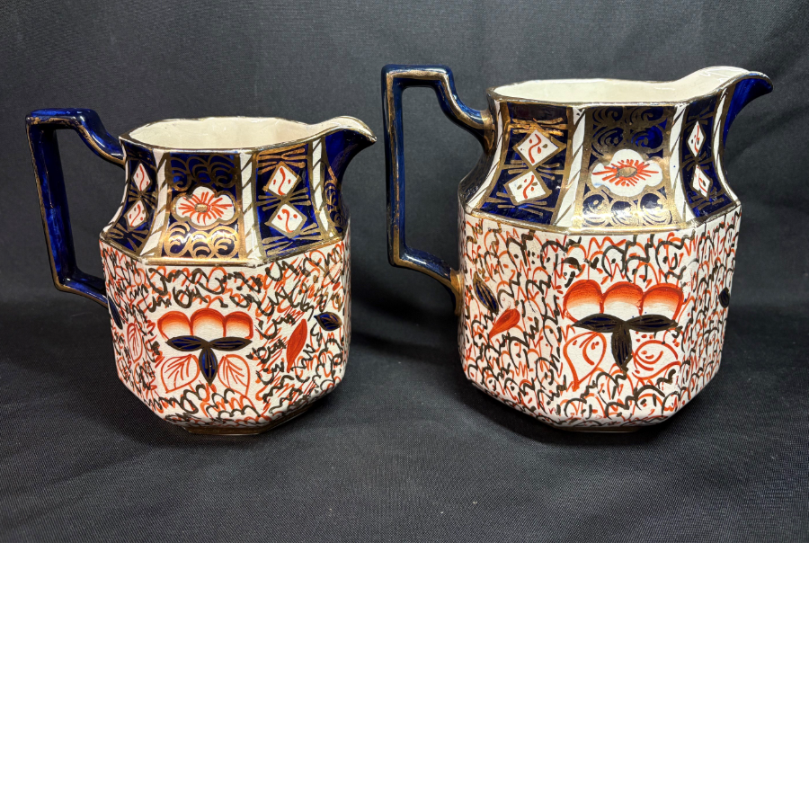 Pair Wade Heath Imari Pattern Jugs – VIN1252H Pair Wade Heath Imari Pattern Jugs – VIN1252H