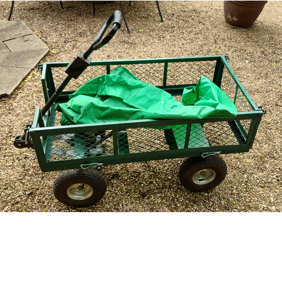 Coopers metal heavy-duty garden trolley - VIN1243B Coopers metal heavy-duty garden trolley - VIN1243B