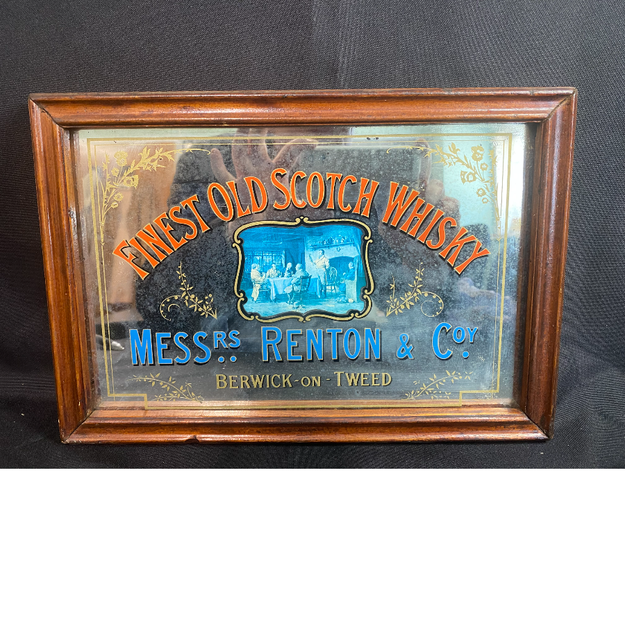 Vintage Pub advertising mirror for Finest Old Scotch Whisky - Vin1253L Vintage Pub advertising mirror for Finest Old Scotch Whisky - Vin1253L