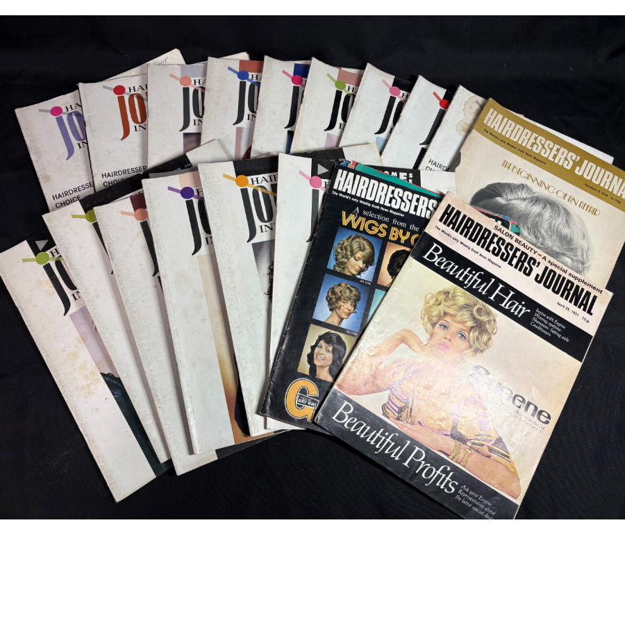 Collection of 70's/80's Hairdressing Magazines Collection of 70's/80's Hairdressing Magazines