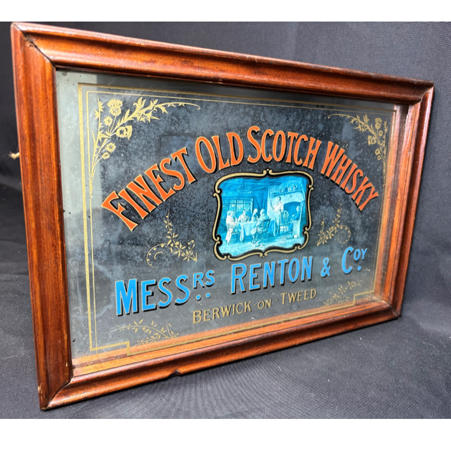 Vintage Pub advertising mirror for Finest Old Scotch Whisky - VIN1253L