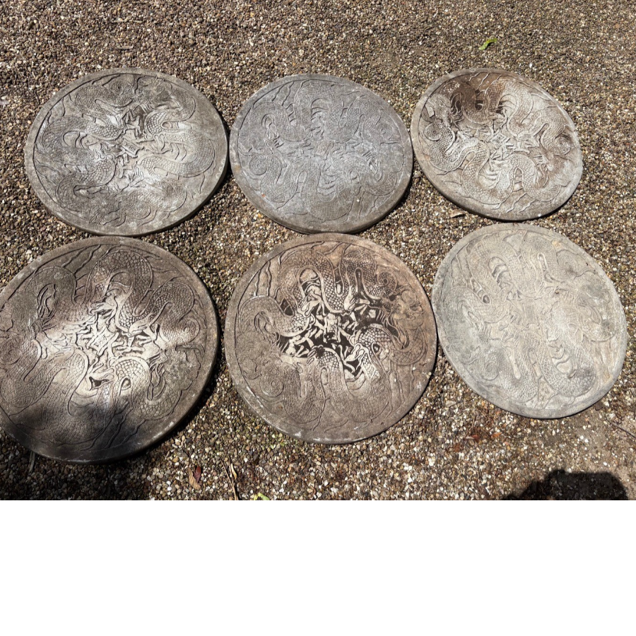 Oriental Dragon Stepping Stones - 6 available - £25 EACH Oriental Dragon Stepping Stones - 6 available - £25 EACH