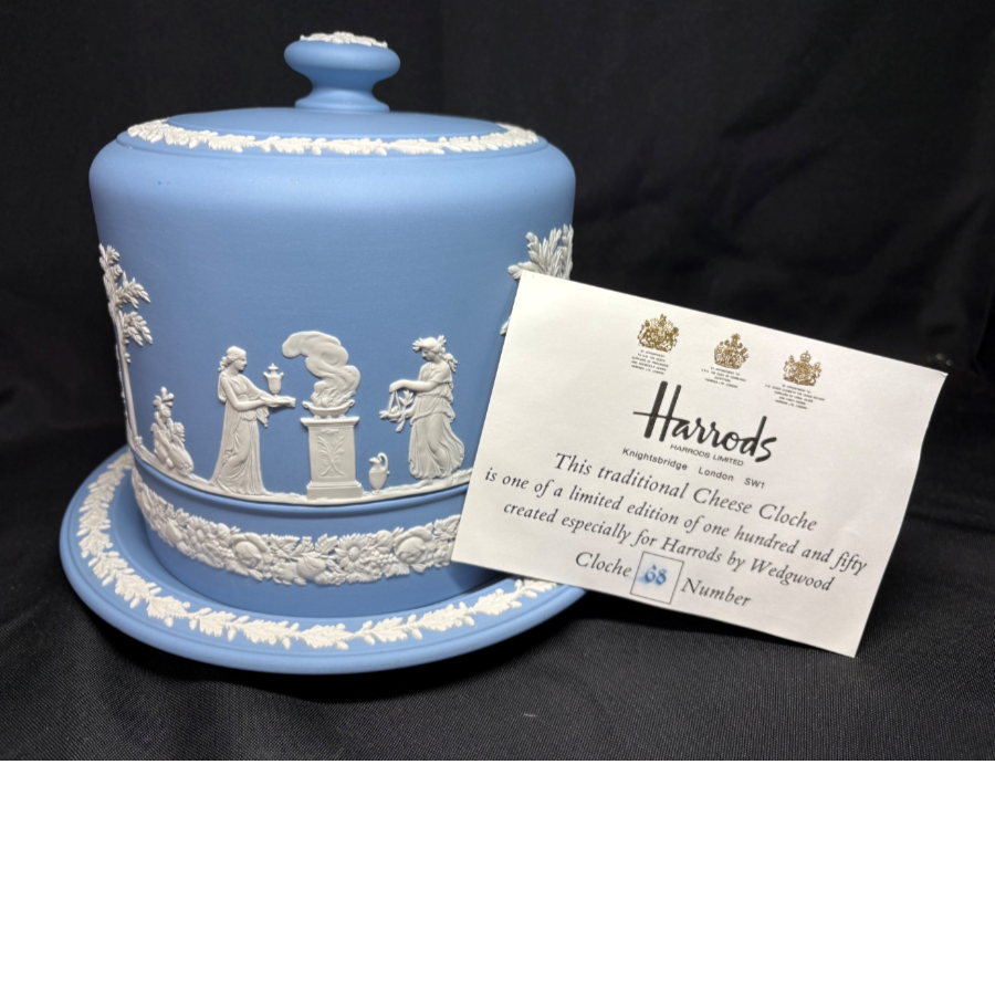 Wedgwood Limited Edition Light Blue Cheese Cloche 68/150 - VIN1256O