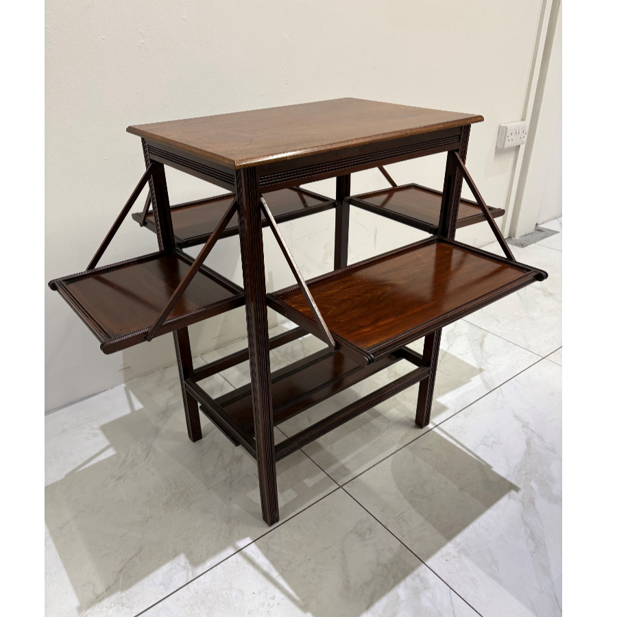Edwardian Mahogany Tea Table With Fold Out Butler Trays – VIN1252R Edwardian Mahogany Tea Table With Fold Out Butler Trays – VIN1252R