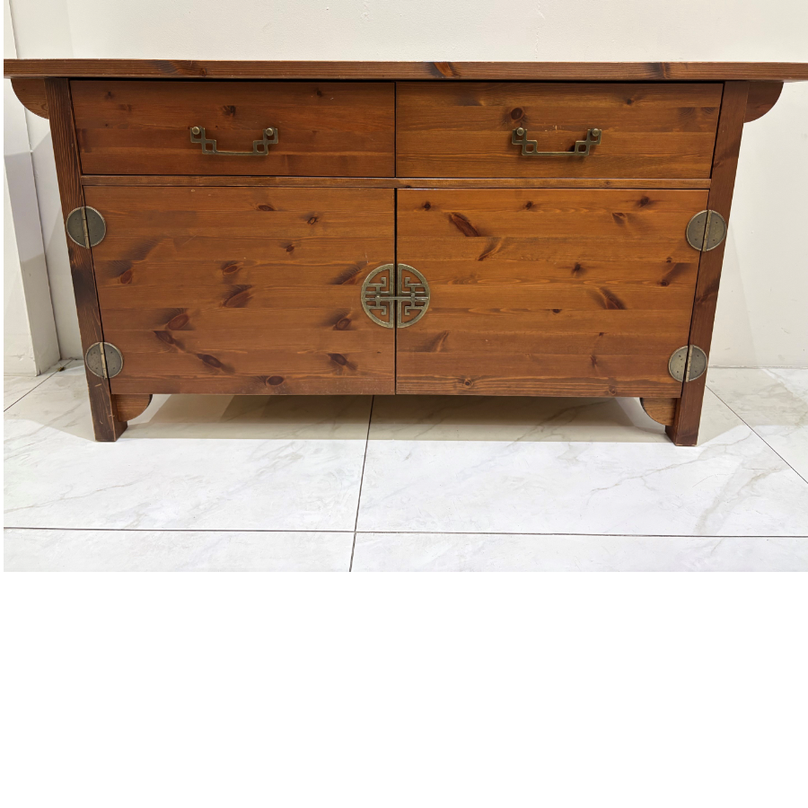 Oriental Sideboard With Brass Fittings - VIN1267J Oriental Sideboard With Brass Fittings - VIN1267J