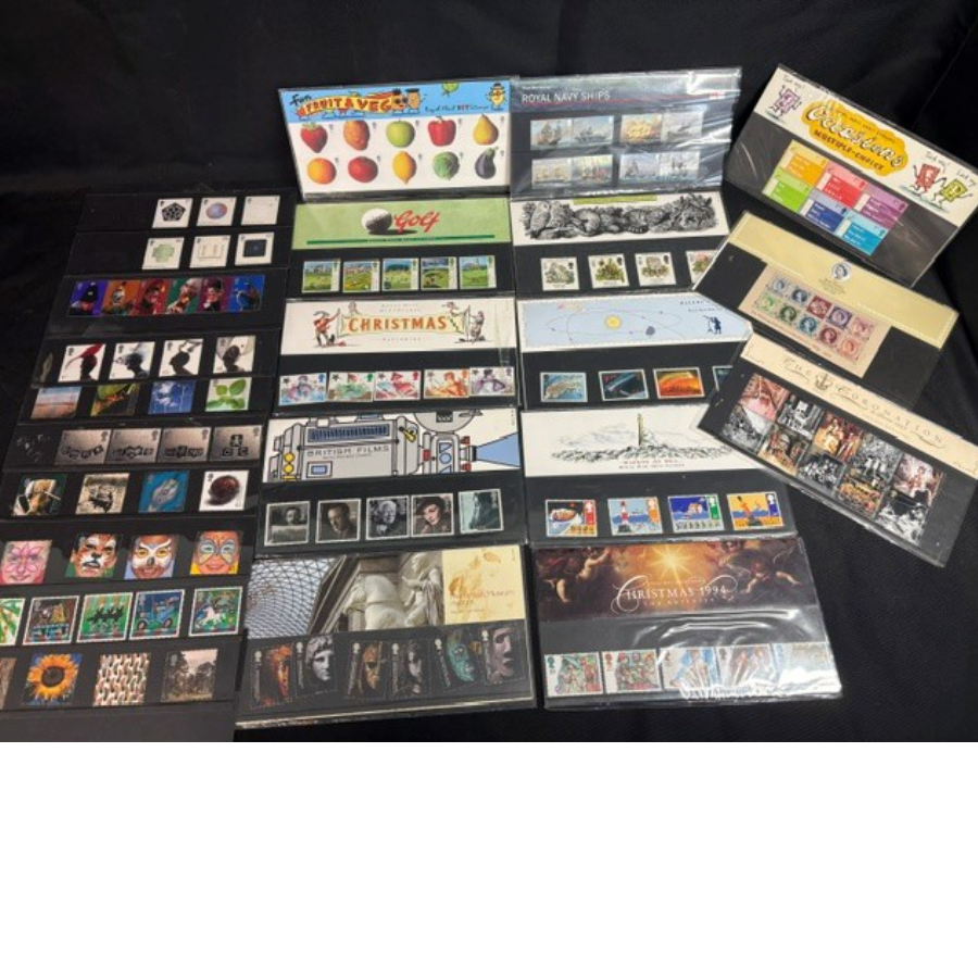 Collection of Vintage Royal Mail Mint Presentation Packs (1)