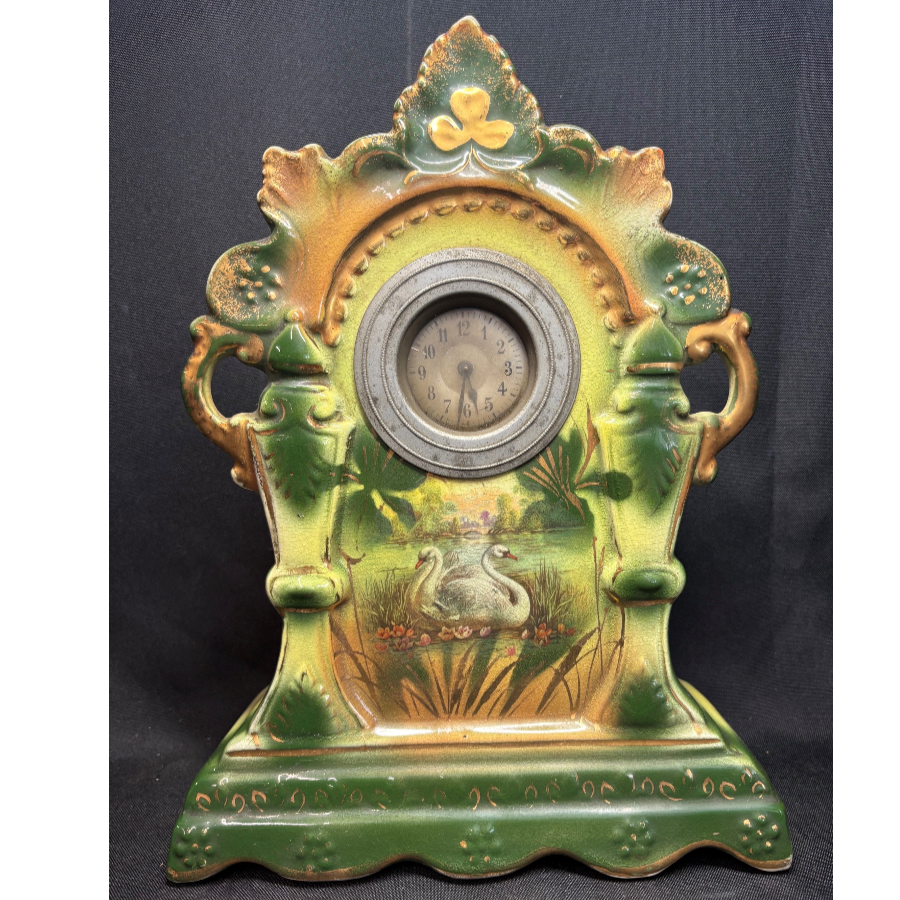 Early 1900’s Antique Royal Bonn Mantle Clock - VIN1277L