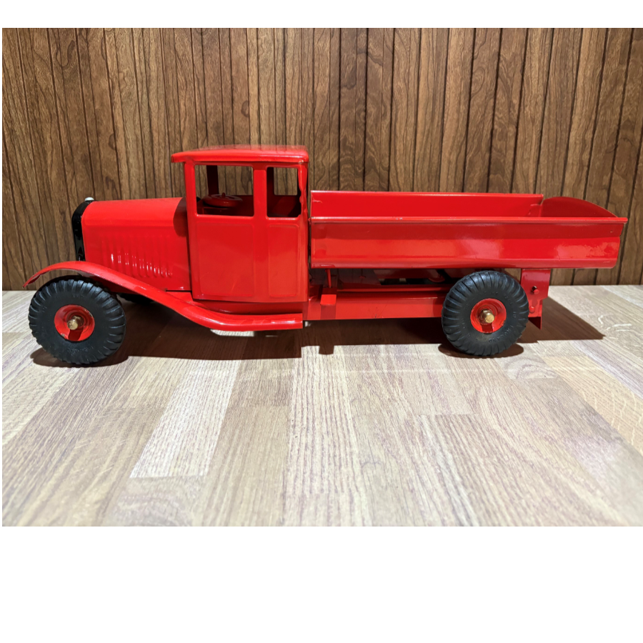 Vintage Tri-ang Bedford Tipper Truck - 1940s/1950s Pressed Steel Toy Lorry - VIN1240Q